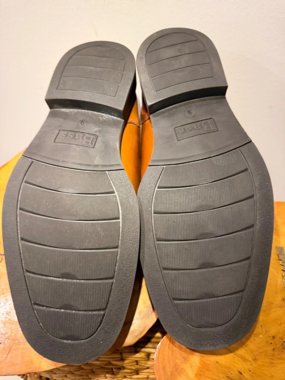 Bass Brown Leather slip-on dress shoes